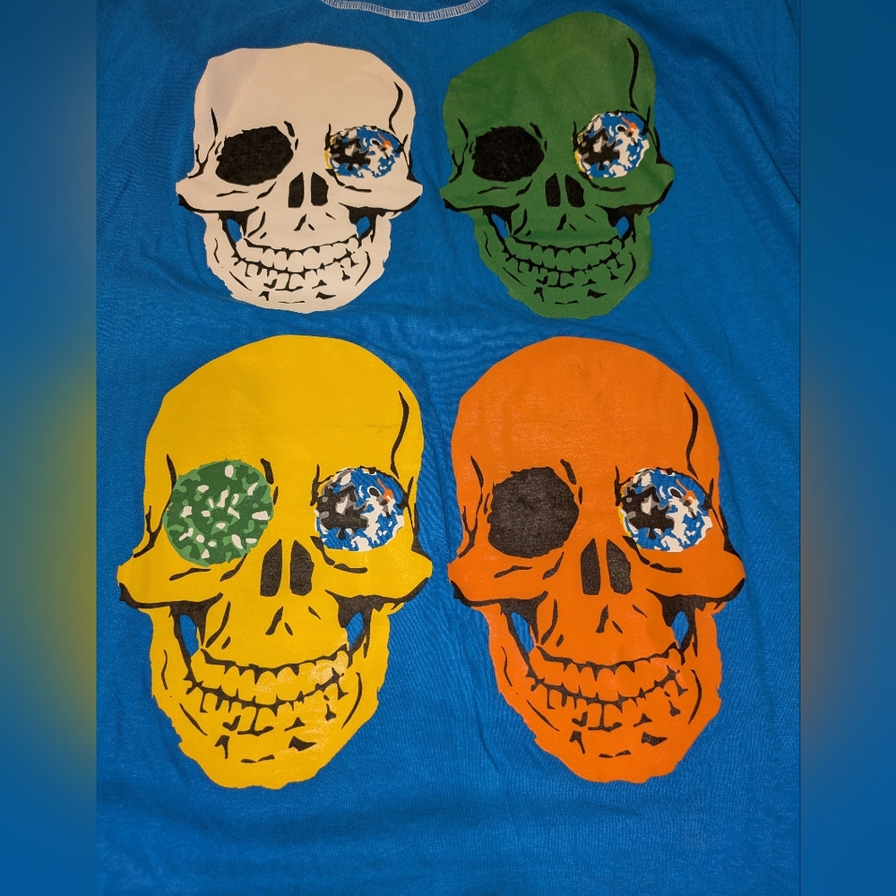 Beyond The Limit Shirt Mens XXL Skull Embroidery Streetwear NWT